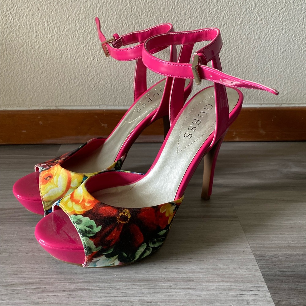Guess Floral Heels